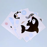 My Nametags Wall Stickers - Artic Animals - Laadlee