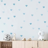 My Nametags Wall Stickers - Blue Hearts - Laadlee