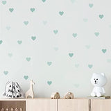 My Nametags Wall Stickers - Green Hearts - Laadlee
