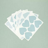 My Nametags Wall Stickers - Green Hearts - Laadlee