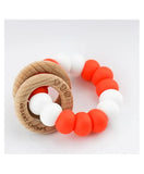 Desert Chomps Ringlet Summer Time Teether - Coral & Pearls - Laadlee