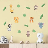 My Nametags Wall Stickers - Exotic Animals - Laadlee