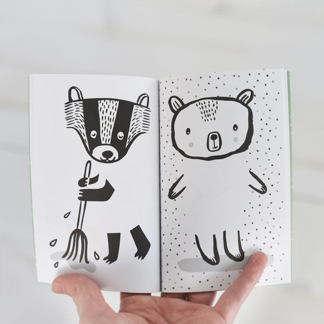 Wee Gallery - Coloring Activity Book - Nordic Animals - Laadlee