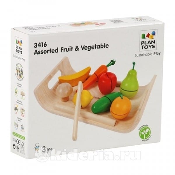 PlanToys Assorted Fruit & Vegetable - Laadlee