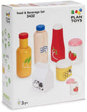 PlanToys Food & Beverage Set - Laadlee