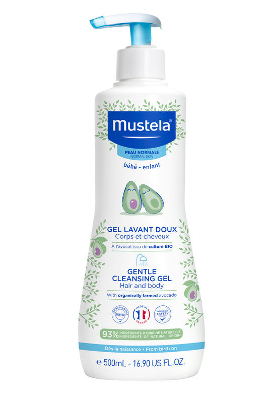 Mustela - Cleansing & Hydration Essentials - 3pcs - Laadlee