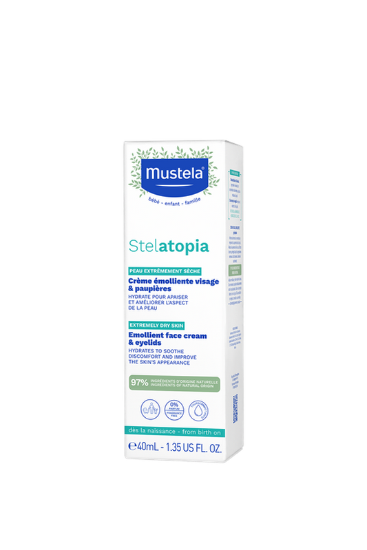 Mustela - Stelatopia Emollient Cream Face 40ml - Laadlee