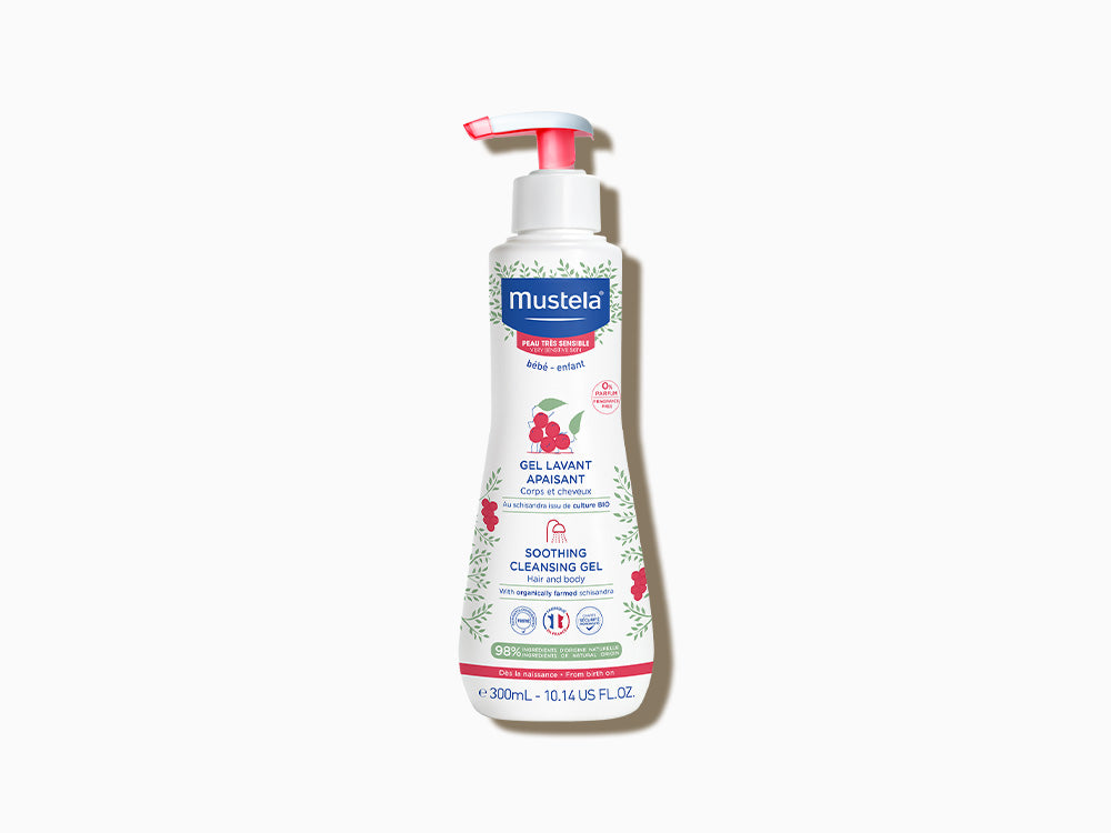 Mustela - Soothing Cleansing Gel Hair and Body 300ml - Laadlee