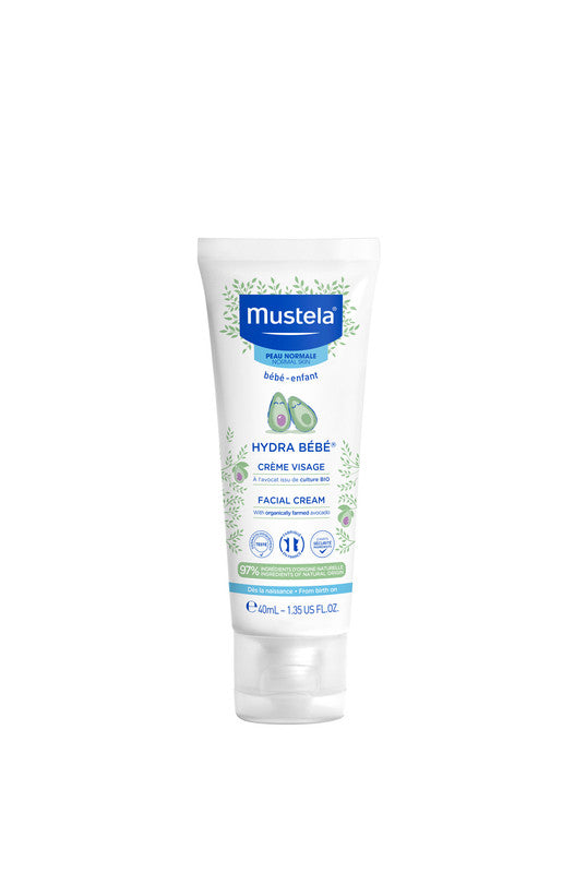 Mustela - Hydra Bebe Facial Cream 40ml - Laadlee