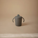 Mushie Trainer Sippy Cup Smoke - Laadlee