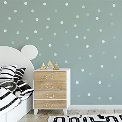 My Nametags Wall Stickers - Green Dots - Laadlee