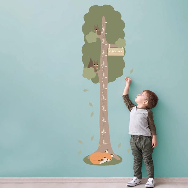 My Nametags Height Charts - Sleeping Fox - Laadlee