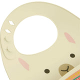 Skip Hop Zoo Fold & Go Silicone Bib - Llama - Laadlee