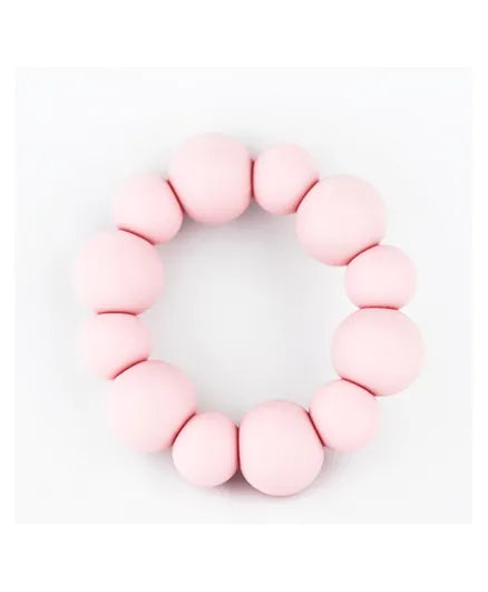 Desert Chomps Pastel Pop Teether - Baby Pink - Laadlee