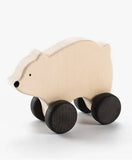 SABO Concept - Wooden Toy Rolling Bear - Wood - Laadlee