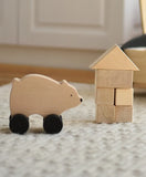 SABO Concept - Wooden Toy Rolling Bear - Wood - Laadlee