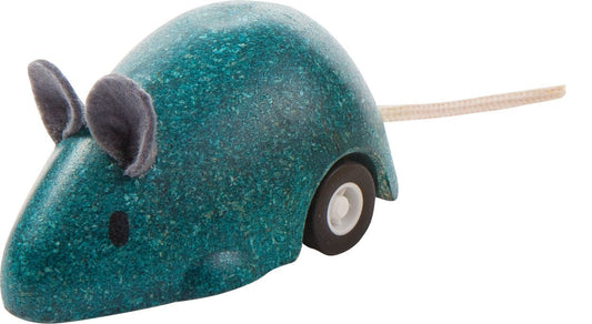 PlanToys Moving Mouse - Blue - Laadlee