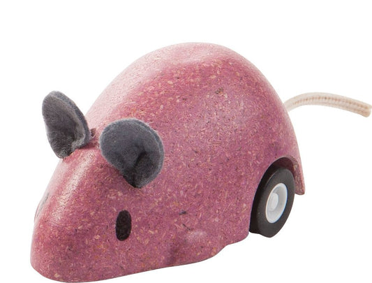 PlanToys Moving Mouse - Pink - Laadlee