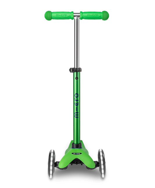Micro Mini Deluxe Scooter with LED Wheels - Green & Blue - Laadlee