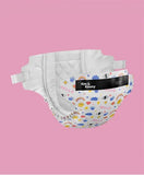 Kim & Kimmy - Size 2 Funny Icons Diapers, 4 - 8kg, qty 72 - Laadlee