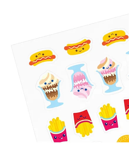 OOLY Stickiville Stickers - Standard - Fast Food - Laadlee