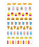 OOLY Stickiville Stickers - Standard - Fast Food - Laadlee