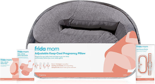 Frida Mom - Adjustable Keep-Cool Pregnancy Pillow - Laadlee