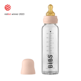 BIBS Baby Bottle 225ml - Blush - Laadlee