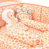 Yellow Doodle Cushion - Lion - Laadlee