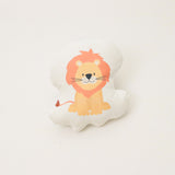 Yellow Doodle Cushion - Lion - Laadlee