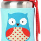 Skip Hop Zoo Stainless Steel Straw Bottle 350ml - Owl - Laadlee
