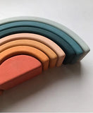 SABO Concept - Wooden Rainbow Toy Mini - Lagoon - Laadlee
