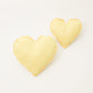 Yellow Doodle Cushion - Yellow Hearts (Set of 2) - Laadlee