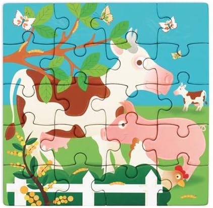 Scratch Europe Magnetic Puzzle Book To Go - Farm - Laadlee