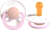 Rebael Fashion Round Pacifier Size 1 - Snowy Soft Flamingo - Laadlee