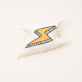 Yellow Doodle Cushion - Flash - Laadlee