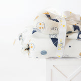 Yellow Doodle Cot Bedsheet Set - Child Of The Universe - Laadlee