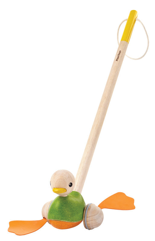PlanToys Push Along Duck - Laadlee