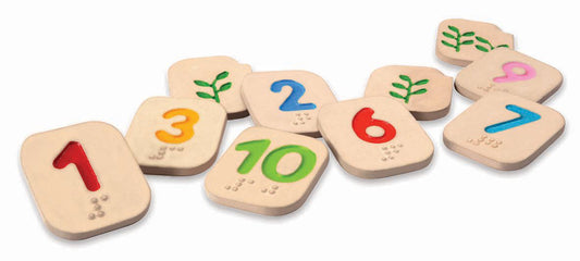 PlanToys Braille Numbers 1-10 - Laadlee