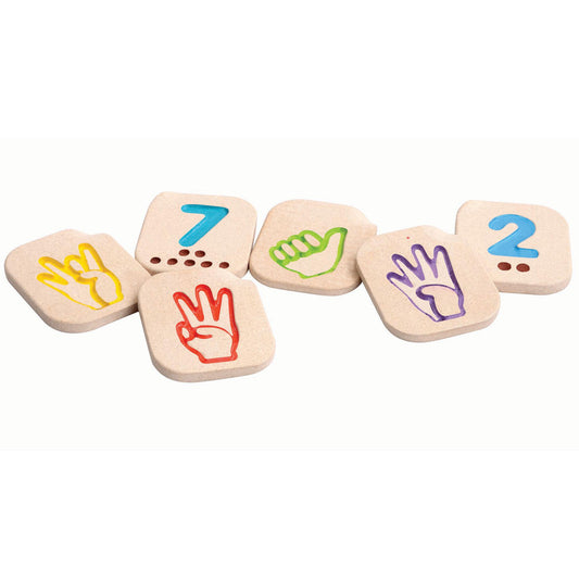 PlanToys Hand Sign Numbers 1 to 10 - Laadlee