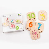 PlanToys Hand Sign Numbers 1 to 10 - Laadlee
