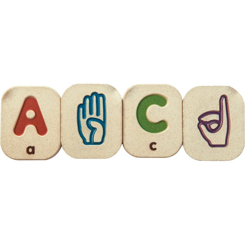 PlanToys Hand Sign Alphabet A-Z - Laadlee
