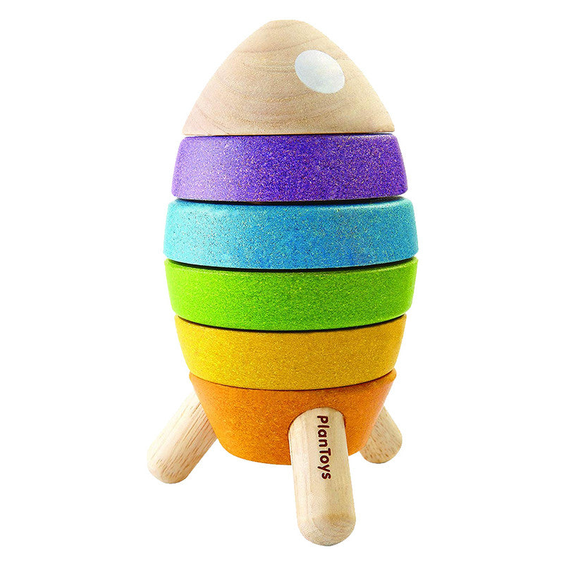 PlanToys Stacking Rocket - Laadlee