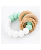 Desert Chomps Trio Rattle Teether - Mint - Laadlee