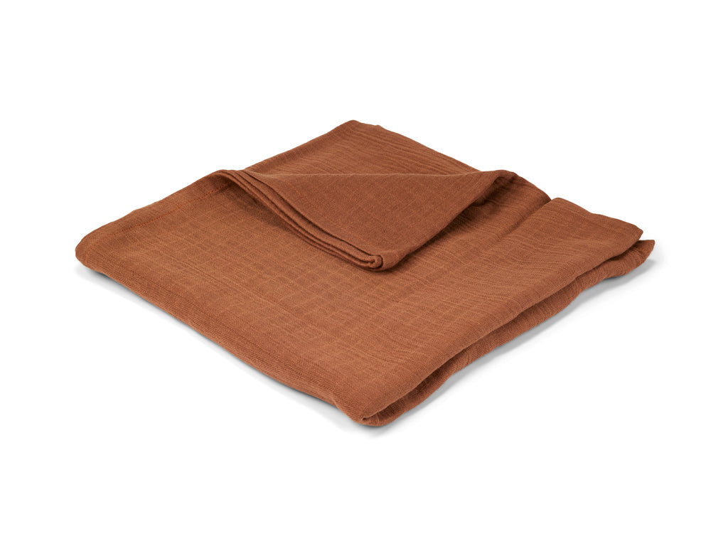 Nuuroo Barri Muslin Swaddle - Caramel Café - Laadlee