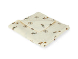 Nuuroo Barri Muslin Swaddle - Creme Circus - Laadlee