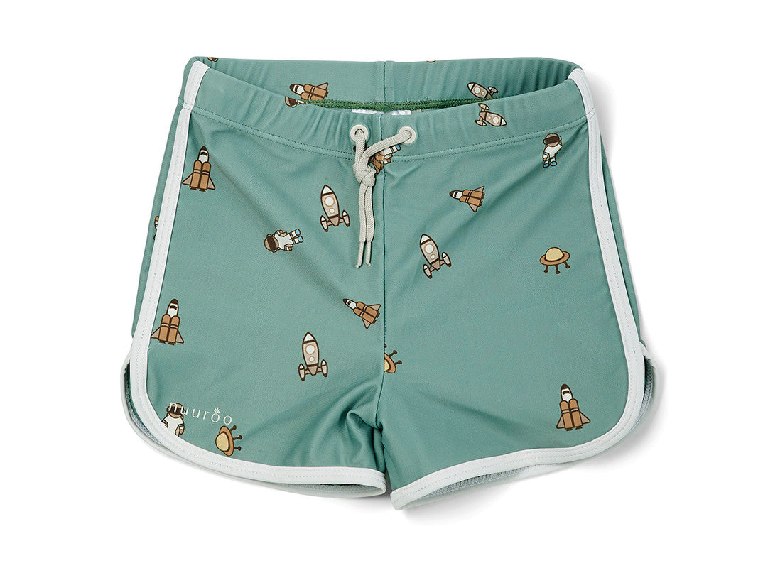 Nuuroo Marti Baby Swim Shorts - Green - Laadlee