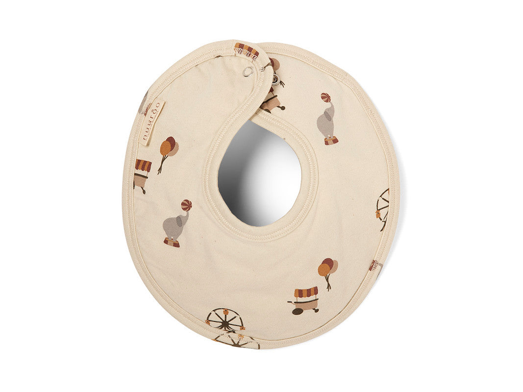 Nuuroo Ata Bib - Creme Circus - Laadlee