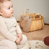 Nuuroo Avi Knit Plaid - Cobblestone - Laadlee