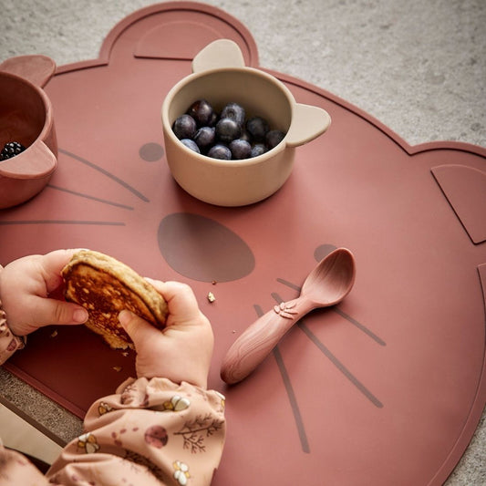Nuuroo Ester Ear Silicone Placemat - Mahogany - Laadlee